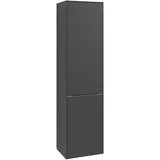 Villeroy & Boch Subway 3.0 Hochschrank 40 x 171 x 36,2 cm Volcano Black Holz/Kunststoff/MDF/Spanplatte