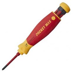 Wiha Schraubendreher mit Bitmagazin PocketMax® electric