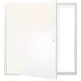 Vevor Revisionsklappe 613 x 613 mm Revisionstür Verzinktes Stahlblech Trockenbau, 165° Arbeitsbereich Wartungklappe Unterputzklappe Revisionsklappe Nockenriegelschloss, Zugangtür Revisionsplatte