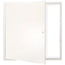 Vevor Revisionsklappe 613 x 613 mm Revisionstür Verzinktes Stahlblech Trockenbau, 165° Arbeitsbereich Wartungklappe Unterputzklappe Revisionsklappe Nockenriegelschloss, Zugangtür Revisionsplatte