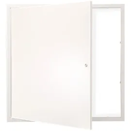 Vevor Revisionsklappe 613 x 613 mm Revisionstür Verzinktes Stahlblech Trockenbau, 165° Arbeitsbereich Wartungklappe Unterputzklappe Revisionsklappe Nockenriegelschloss, Zugangtür Revisionsplatte