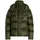 Ralph Lauren Daunenjacke mit abnehmbarer Kapuze, Oliv, L
