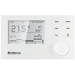 Buderus System-Bedieneinheit Logamatic RC310 weiß