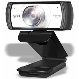 Logilink Konferenz HD-USB-Webcam 120° Dual-Mikrofon manueller Fokus