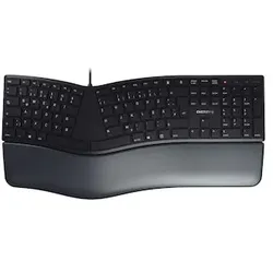 CHERRY KC 4500 ERGO Kabelgebundenen Tastatur US Layout mit Euro Symbol schwarz