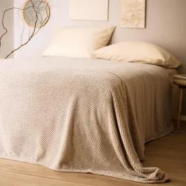 homla Noah Bettüberwurf 220 x 240 cm Beige