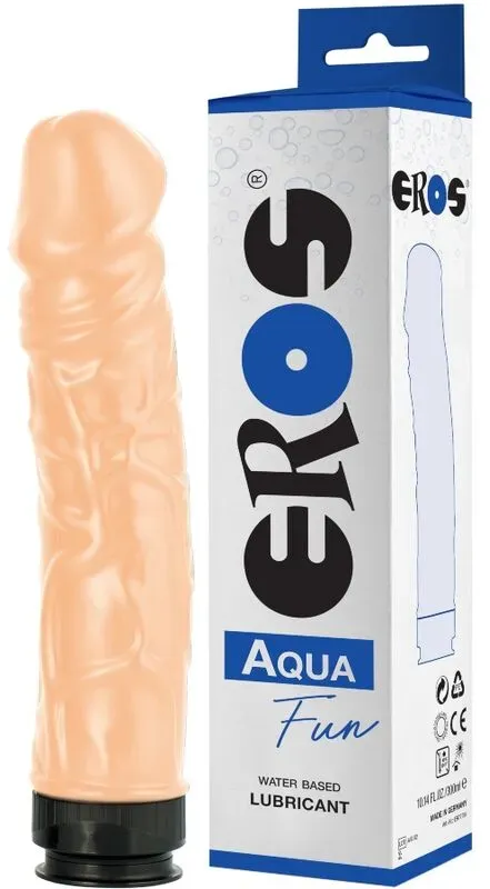 EROS - AQUA FUN DILDO UND SCHMIERMITTEL AUF WASSERBASIS