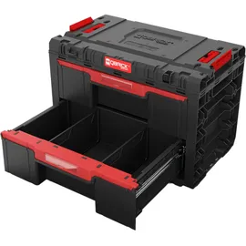 QBRICK SYSTEM Toolbox Basic mit 2 Schubläden Blau 542 x 335 x 369 mm