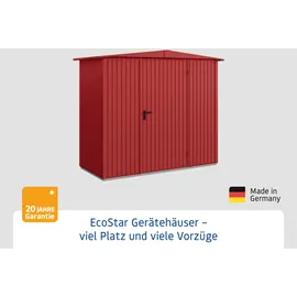 EcoStar Trend-S Typ 1 2,38 x 1,07 m purpurrot Einzeltür