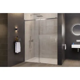 Bernstein Nischendusche Bernstein NT806 FLEX Nano Klarglas 150 cm 8 mm Sicherheitsglas