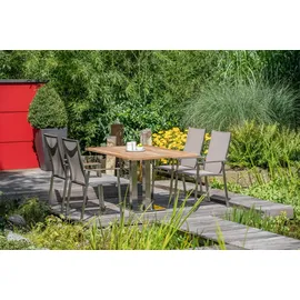 Niehoff Bistro Tisch Klapptisch 138 x 95 x 74,5 cm grau/weiß
