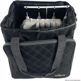 Phoenix Phönix Overlocktasche Quilt Design schwarz