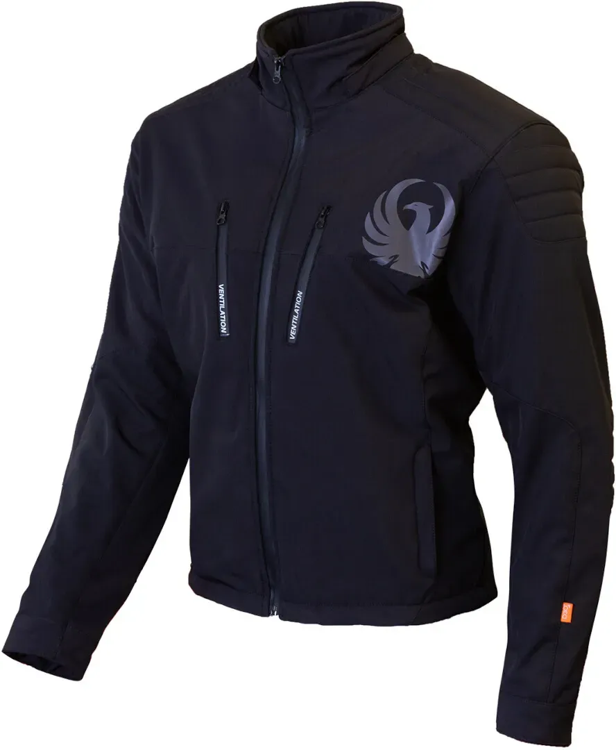 Merlin Reflex Motorrad Textiljacke, schwarz, Größe L für Männer