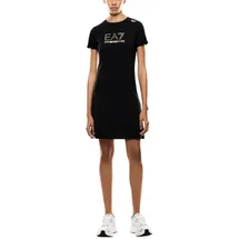 EA7 Kurzarmkleid Schwarz S