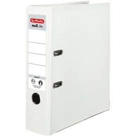 Herlitz maX.file protect A4 8cm weiß, 5er Set