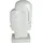 Goldbach Moderne Dekofigur Abstraktes Gesicht aus Polyresin Weiss H 28 cm