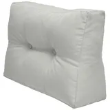 Beautissu Palettenkissen 60 x 40 x 20 cm grau 1 St.