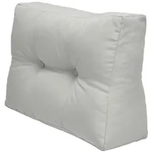 Beautissu Palettenkissen 60 x 40 x 20 cm grau 1 St.