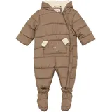 s.Oliver Steppoverall mit abnehmbarem Fuß Bär, braun, 86