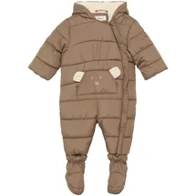 s.Oliver Steppoverall mit abnehmbarem Fuß Bär, braun, 86