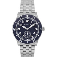 NAUTICA Herren Uhr mit Edelstahl Armband NAPHST005