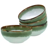 CreaTable 21685 Cascade Buddha Bowl Set Steinzeug Grün | Gr.: onesize