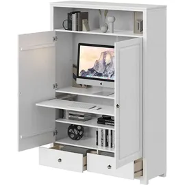 OTTO home Gotland Home Office Schrank 180 x 125 x 40 cm Weiß