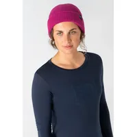 Super.natural Merino Mütze CITY BEANIE in pink | Gr.: