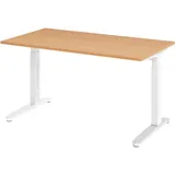 bümö Schreibtisch Serie-XB Buche / Weiß