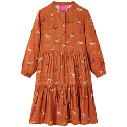 Kinderkleid Cognac 92