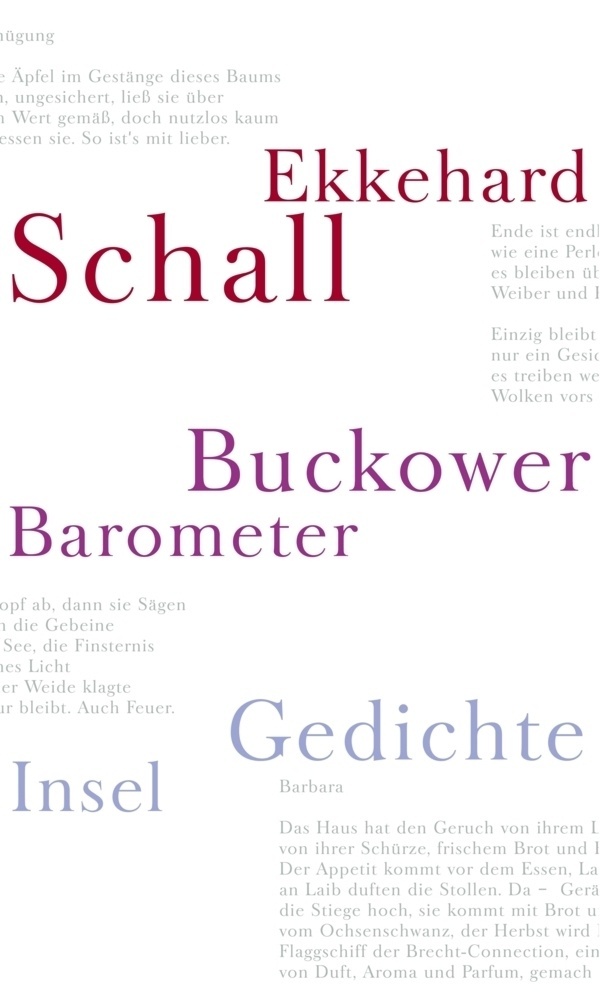 Buckower Barometer - Ekkehard Schall  Kartoniert (TB)