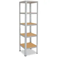 shelfplaza HOME 200x50x50 cm Schwerlastregal in verzinkt mit 5 Böden und 175 kg Traglast pro Boden