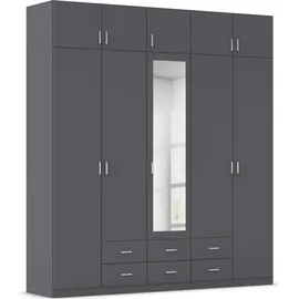 Rauch Wäscheschrank GAMMA 226 x 248 x 54 cm Grau