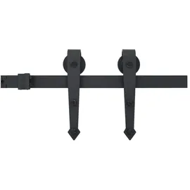 vidaXL Kiefer Schiebetür rechts 80 x 210 cm braun