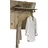 Home Affaire Garderobenpaneel Amrum 80 x 84 x 28 cm Braun/Eiche