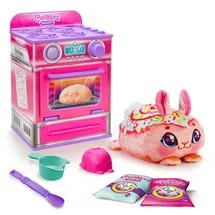 cookeez makery Ofen-Spielset in pink mit niedlichem Überraschungseffekt durch Verwandlung zu einen süß duftendem, warmen und interaktivem Plüsch: Mit Zubehör. Welche Überraschung wirst du backen