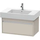 Duravit Waschtischunterschrank 1 Auszug 80 x 41 x 45,5 cm Taupe Matt
