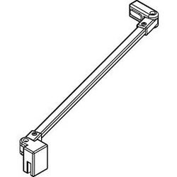 Kermi Liga Stabilisierung ZDSSVSSLI0701K Länge 700mm, für Wand-Seitenwand/Festfeld, silber/mattglanz