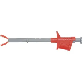 SCHUTZINGER Schützinger SKPS 7630 Ni / RT Sicherheits-Klemmprüfspitze Buchse 4 mm rot