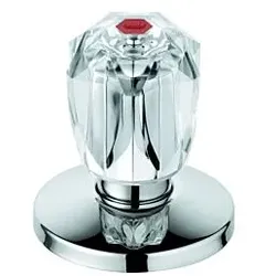 Grohe Oberteil 11542 1/2" f.UP-Vent. 11542000 Brillant Griff Markierung rot chrom