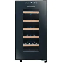 La Sommelière Cave - Ultra-leiser Hybrid-Weinkühlschrank LS18SILENCE, 18 Flaschen, kleiner kompakter Weinschrank, ideal für Rotweine