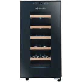 La Sommelière Cave - Ultra-leiser Hybrid-Weinkühlschrank LS18SILENCE, 18 Flaschen, kleiner kompakter Weinschrank, ideal für Rotweine