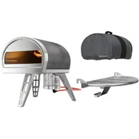 GOZNEY Roccbox Pizzaofen grau inkl. Abdeckhaube und Frontablage