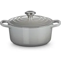 Le Creuset Signature Bräter 18 cm rund perlgrau
