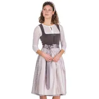 MarJo Dirndl Samt Dirndl 2tlg. - SWANTJE - erde/vanilla latte 52