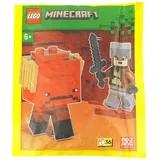 LEGO® LEGO® Minecraft® Nether-Held mit Schreiter - 662402 Menge 1x Spielbausteine, (Bausteine, 1 St., Kreativ-Set), Made in Europe bunt