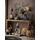 Dehner Magnesia-Buddha, B33/H70/T25 cm, Gold|Schwarz