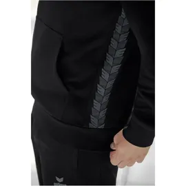 Erima Essential Team Hoodie schwarz/slate grey XXL