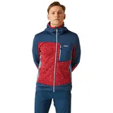 Regatta Cadford Vi Fleece - Danger Red Marl / Moonlight Denim - M