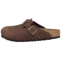 Birkenstock Hausschuhe Boston SFB LEOI in Braun,